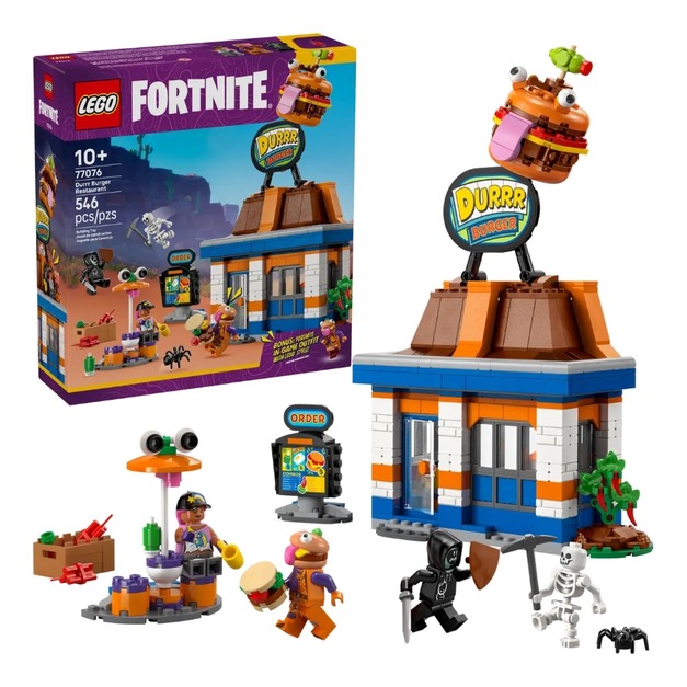 【磚星球】樂高 LEGO 77076 要塞英雄 杜爾漢堡餐廳 Durrr Burger Restaurant
