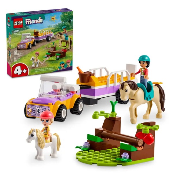 【磚星球】樂高 LEGO 42634 好朋友系列 馬兒和小馬拖車 Horse and Pony Trailer