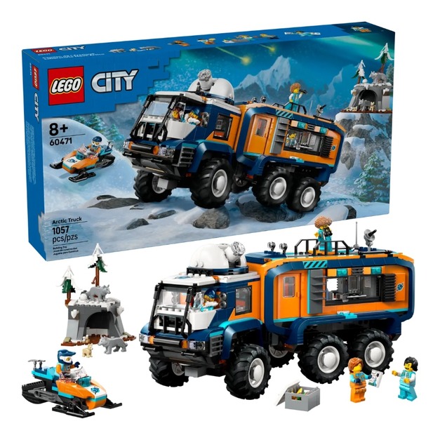【磚星球】樂高 LEGO 60471 城市系列 北極探險家科學實驗室卡車 Arctic Explorer Science Lab Truck