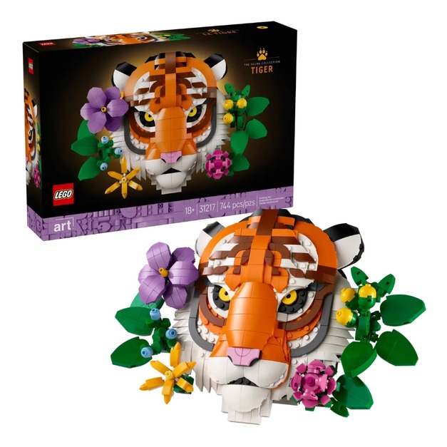 【磚星球】樂高 LEGO 31217 ART藝術 動物群系列 老虎 The Fauna Collection - Tiger