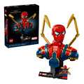 【磚星球】樂高 LEGO 76326 漫威系列 鋼鐵蜘蛛人半身像 Iron Spider-Man Bust_3