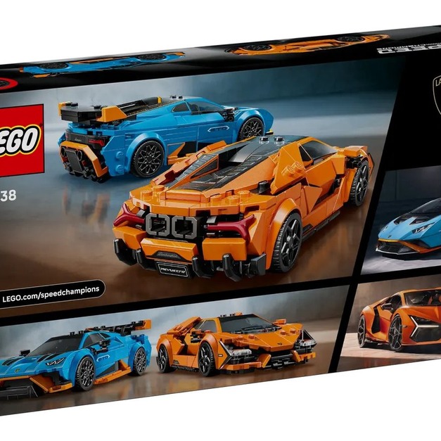 【磚星球】樂高 LEGO 77238 Lamborghini Revuelto 和 Huracán STO Lamborghini Revuelto & Huracán STO