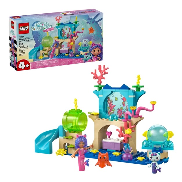 【磚星球】樂高 LEGO 11204 蓋比系列 美人魚蓋比的水族箱冒險 Mermaid Gabby's Aquarium Adventure