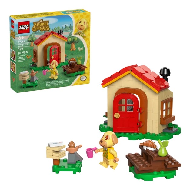 【磚星球】樂高 LEGO 77058 動物森友會 牛奶糖的小家 Goldie's Cozy House