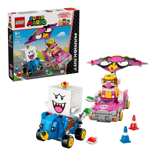 【磚星球】樂高 LEGO 72038 瑪莉歐系列 瑪利歐賽車™  瓦利歐與害羞幽靈王 Mario Kart™ – Wario & King Boo