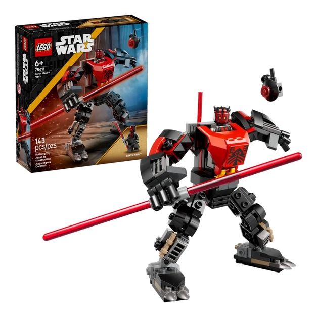 【磚星球】樂高 LEGO 75411 星際大戰 達斯魔™ 機甲 Darth Maul™ Mech