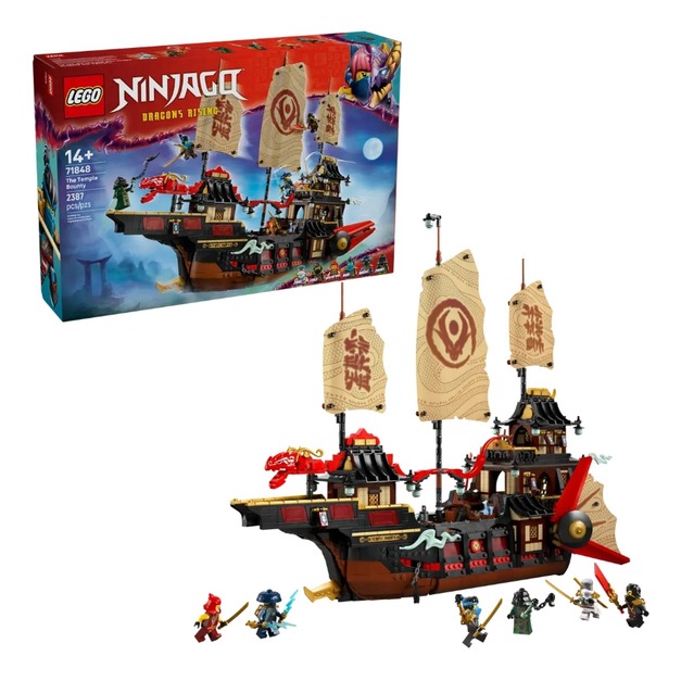 【磚星球】樂高 LEGO 71848 旋風忍者 寺廟賞金號 The Temple Bounty