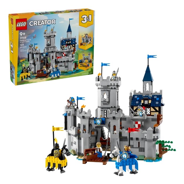 【磚星球】樂高 LEGO 31168 創意三合一系列 中世紀騎士城堡 Medieval Horse Knight Castle