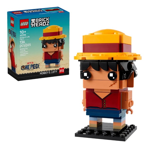 【磚星球】樂高 LEGO 40799 大頭系列 蒙其 D 魯夫玩偶 Monkey D. Luffy Figure