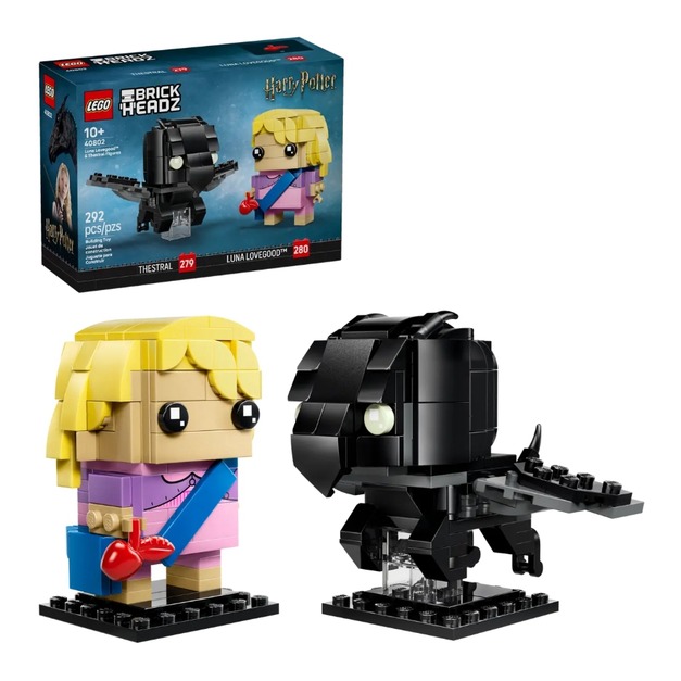 【磚星球】樂高 LEGO 40802 大頭系列 露娜羅古德™ 和騎士墜鬼馬 Luna Lovegood™ & Thestral Figures
