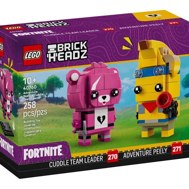【磚星球】樂高 LEGO 40760 大頭系列 香蕉人與粉紅熊 Adventure Peely & Cuddle Team Leader