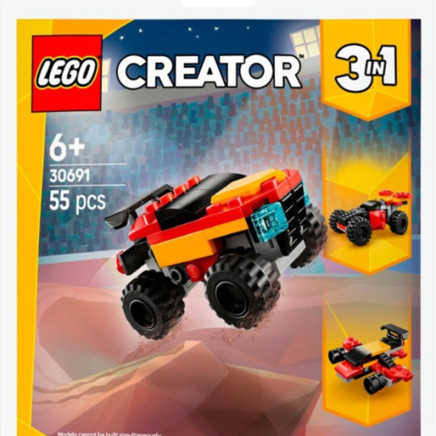 【磚星球】樂高 LEGO 30691 創意三合一 系列 迷你敞篷怪獸卡車 Mini Monster Truck