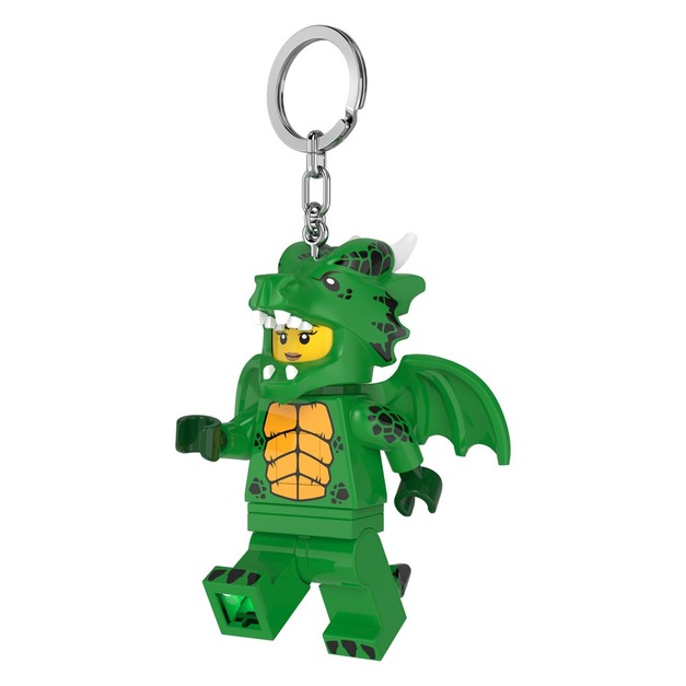 【磚星球】樂高 LEGO LED 鑰匙圈 KE224H 樂高 綠飛龍女孩