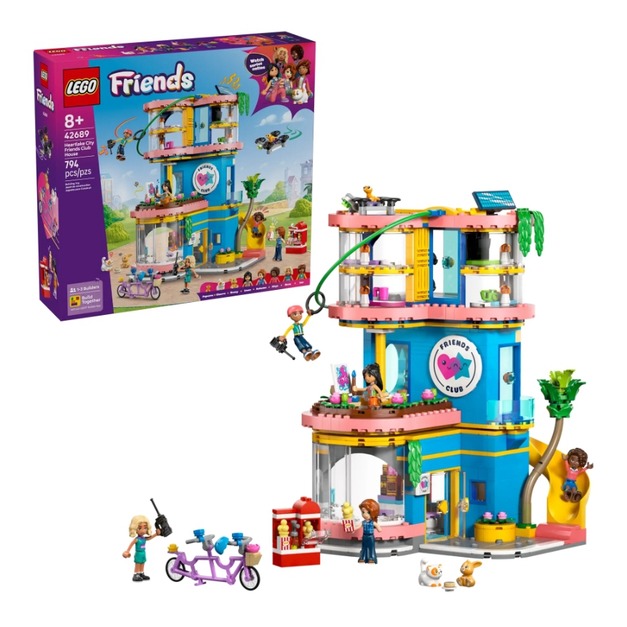 【磚星球】樂高 LEGO 42689 好朋友系列 心湖城好朋友會所 Heartlake City Friends Club House