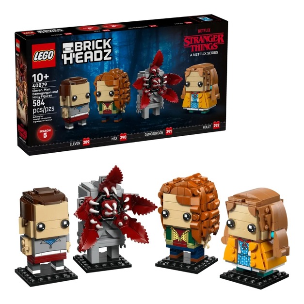 【磚星球】樂高 LEGO 40879 大頭系列 伊萊雯、麥克絲、魔神和荷莉 Eleven, Max, Demogorgon and Holly Figures