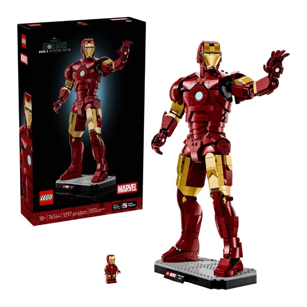 【磚星球】樂高 LEGO 76344 漫威系列 鋼鐵人 Mark 3 典藏版 Iron Man Mark 3 Collectors' Edition
