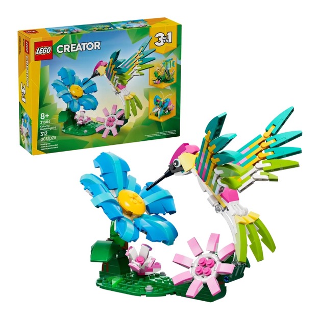 【磚星球】樂高 LEGO 31384 創意三合一系列 野生動物 多彩蜂鳥 Wild Animals: Colorful Hummingbird