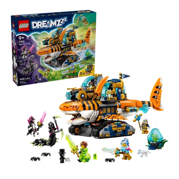 【磚星球】樂高 LEGO 71515 夢工廠系列 虎鯊坦克 Tiger Shark Tank