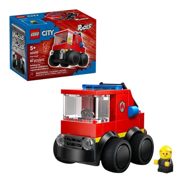 【磚星球】樂高 LEGO 60482 城市系列 Rides－消防車 Rides – Fire Truck