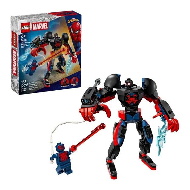 【磚星球】樂高 LEGO 76337 漫威系列 邁爾斯摩拉斯機甲大戰蜘蛛人 2099 Miles Morales Mech vs. Spider-Man 2099