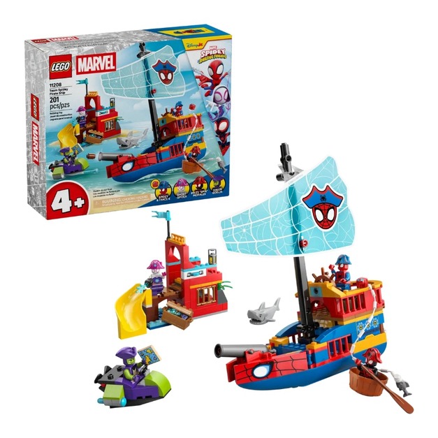 【磚星球】樂高 LEGO 11208 漫威系列 蜘蛛小隊海盜船 Team Spidey Pirate Ship