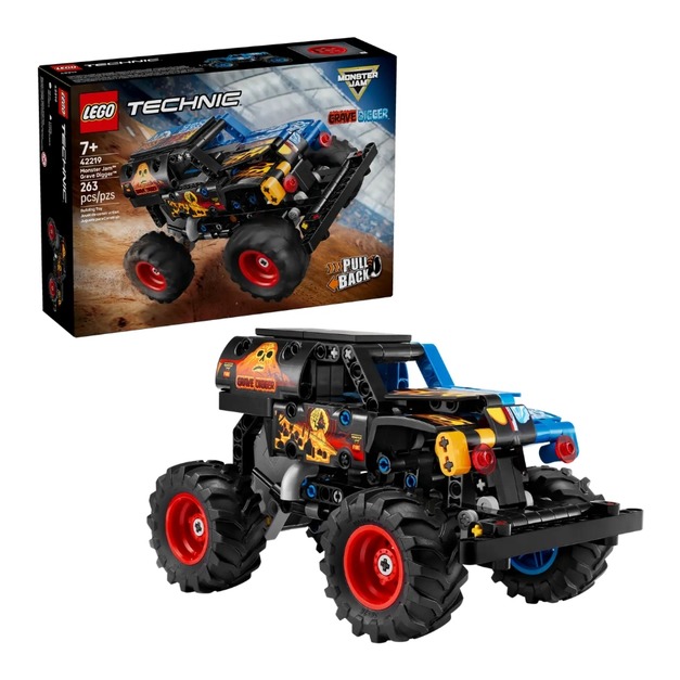 【磚星球】樂高 LEGO 42219 動力科技 Grave Digger 火與冰 Monster Jam&trade; Grave Digger&trade; Fire and Ice