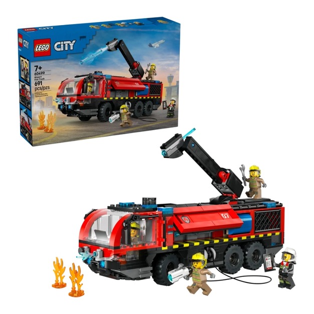 【磚星球】樂高 LEGO 60499 城市系列 機場消防車 Airport Fire Truck