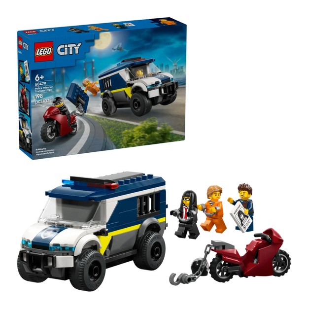 【磚星球】樂高 LEGO 60479 城市系列 警用囚車 Police Prisoner Transport Van
