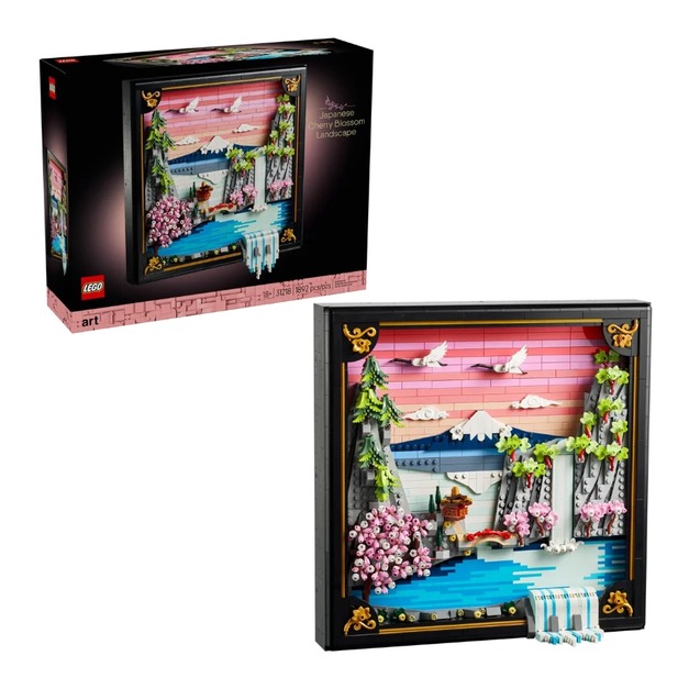【磚星球】樂高 LEGO 31218 ART藝術 日本櫻花美景 Japanese Cherry Blossom Landscape