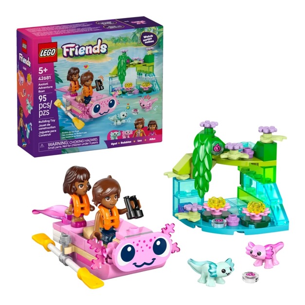 【磚星球】樂高 LEGO 42681 好朋友系列 六角恐龍冒險船 Axolotl Adventure Boat