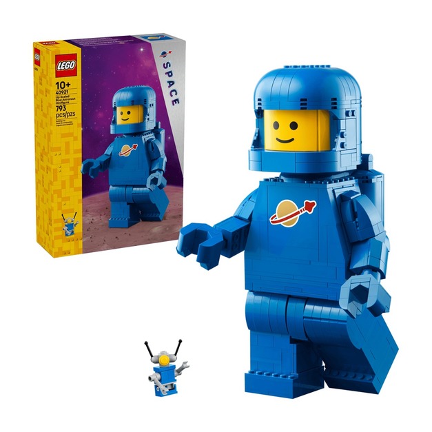 【磚星球】樂高 LEGO 40921 人偶系列 放大版藍色太空人人偶 Up-Scaled Blue Astronaut Minifigure