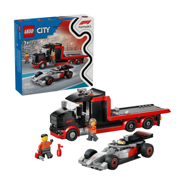 【磚星球】樂高 LEGO 60493 城市系列 展示用卡車與奧迪F1 賽車 F1&reg; Display Truck with Audi F1&reg; Race Car