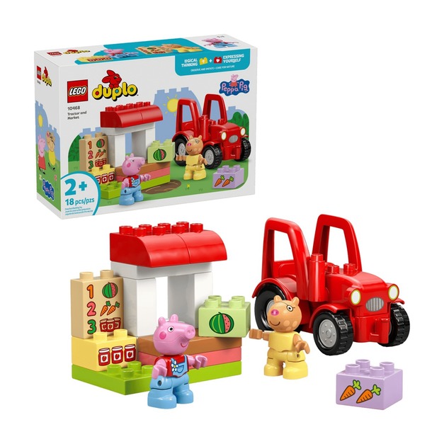【磚星球】樂高 LEGO 10468 得寶系列 拖拉機和市集 Tractor and Market
