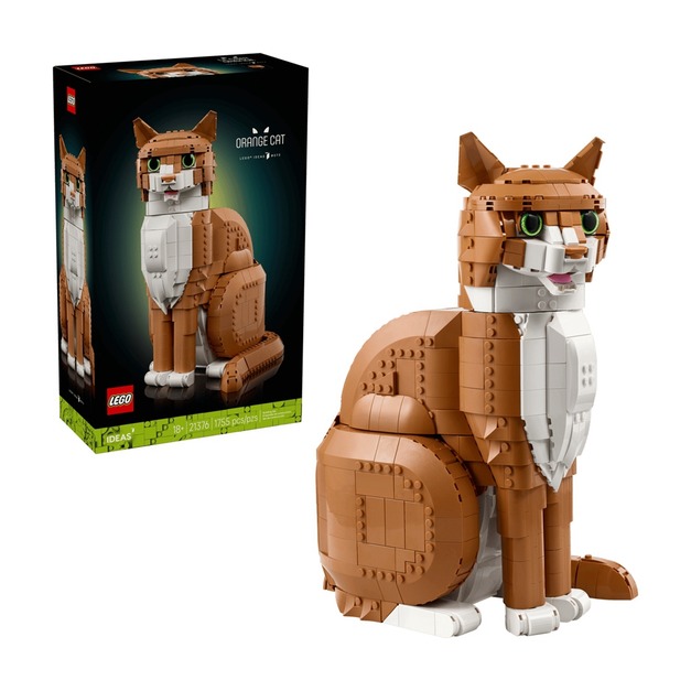 【磚星球】樂高 LEGO 21376 IDEAS 橘貓 Orange Cat