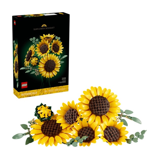 【磚星球】樂高 LEGO 11502 花藝系列 向日葵花束 Sunflower Bouquet
