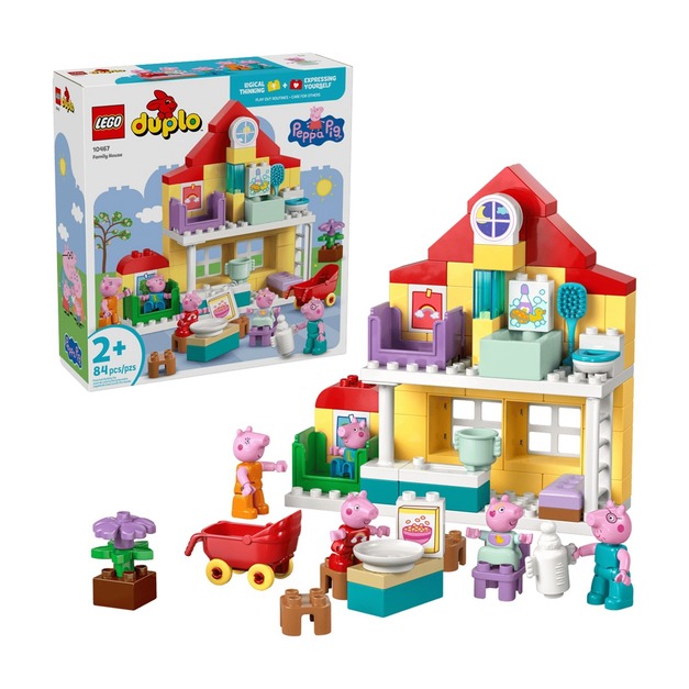 【磚星球】樂高 LEGO 10467 得寶系列 家庭住宅 Family House