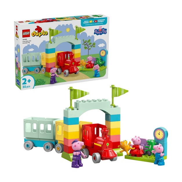 【磚星球】樂高 LEGO 10466 得寶系列 跟爺爺一起搭火車 Train Ride with Grandpa Pig
