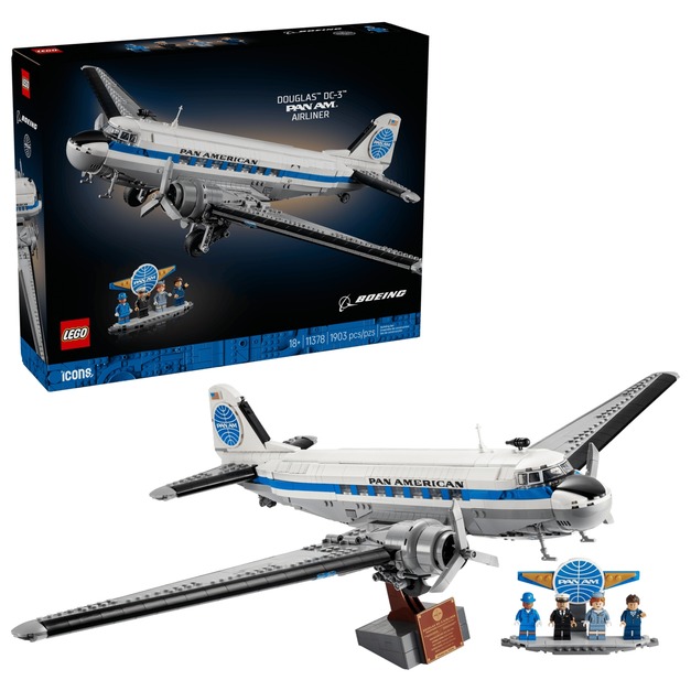 【磚星球】樂高 LEGO 11378 ICONS™ Douglas™ DC-3™ PAN AM® 客機 Douglas™ DC-3™ PAN AM® Airliner