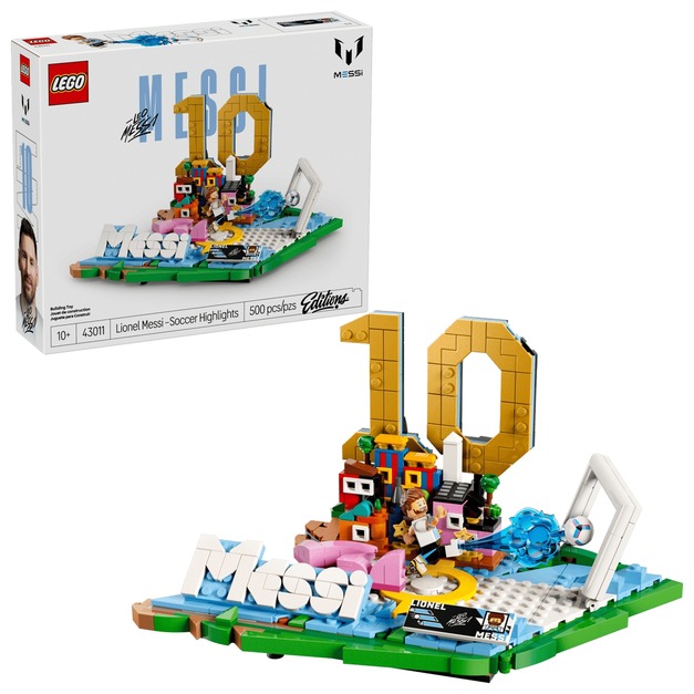 【磚星球】樂高 LEGO 43011 運動主題 Lionel Mess 足壇焦點 Lionel Messi – Soccer Highlights