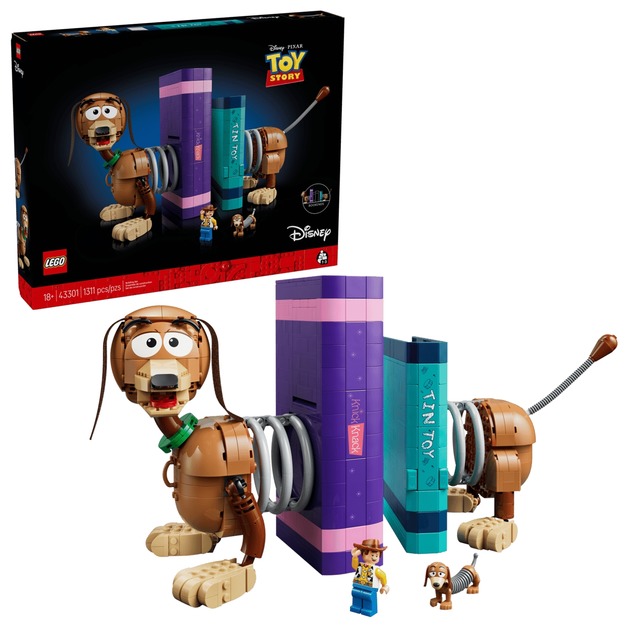【磚星球】樂高 LEGO 43301 迪士尼系列 玩具總動員彈簧狗書擋 Toy Story Slinky Dog Bookends