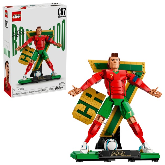 【磚星球】樂高 LEGO 43016 運動主題 Cristiano Ronaldo 足壇傳奇 Cristiano Ronaldo – Soccer Legend