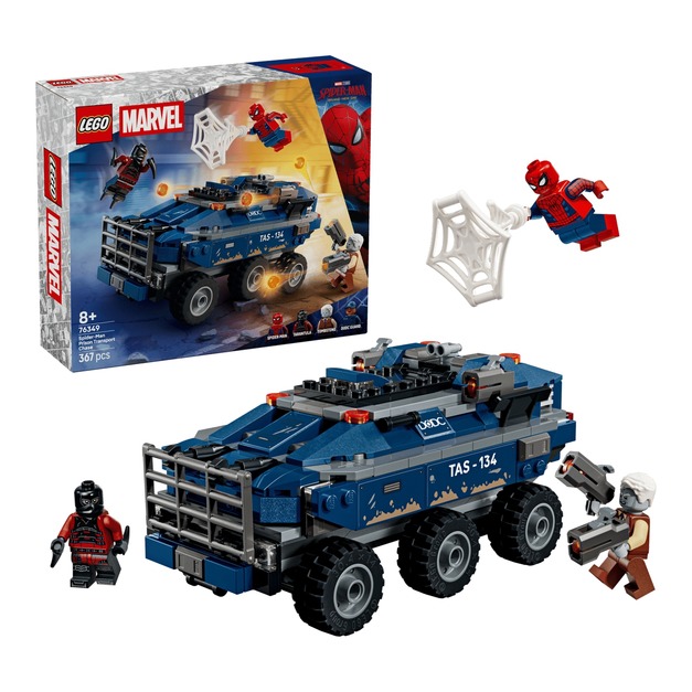 【磚星球】樂高 LEGO 76349 漫威系列 蜘蛛人囚車追逐戰 Spider-Man Prison Transport Chase