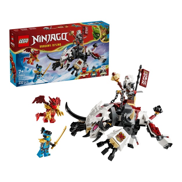 【磚星球】樂高 LEGO 71863 旋風忍者 季瓦和龍獸格林塔克 Zilvar and Grimtak the Dragon Beast