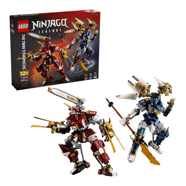 【磚星球】樂高 LEGO 71870 旋風忍者 樂高® 旋風忍者® 雙子鈦機械人 The Twin Titan Mechs