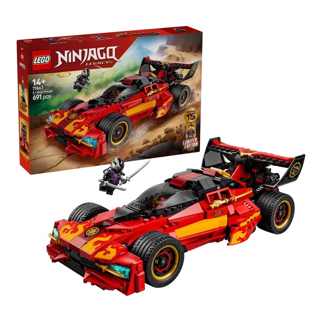 【磚星球】樂高 LEGO 71867 旋風忍者 X-1 忍者電極跑車 15 週年紀念版 X-1 Ninja Charger 15th Anniversary