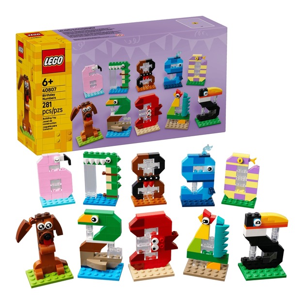 【磚星球】樂高 LEGO 40807 節慶系列 生日數字 Birthday Numbers
