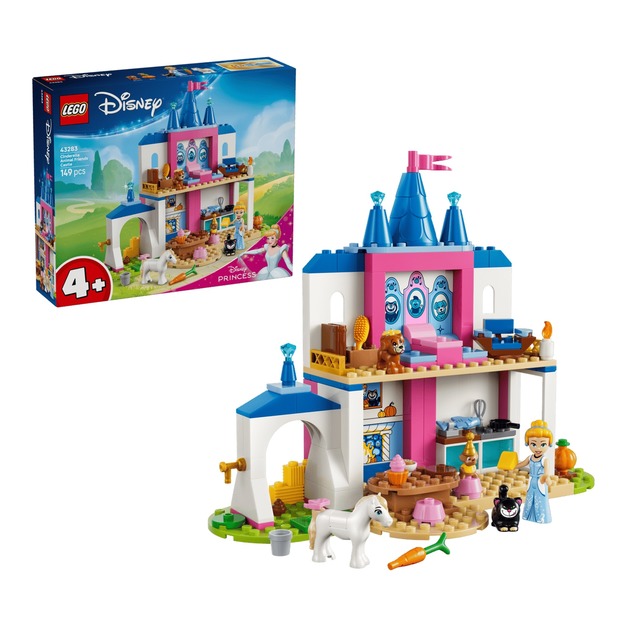 【磚星球】樂高 LEGO 43283 迪士尼系列 灰姑娘與動物的城堡 Cinderella Animal Friends Castle