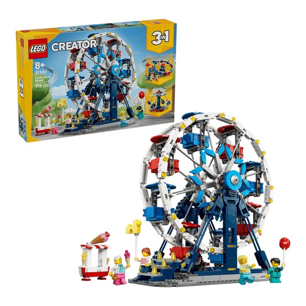 【磚星球】樂高 LEGO 31389 創意三合一系列 經典摩天輪 Iconic Ferris Wheel
