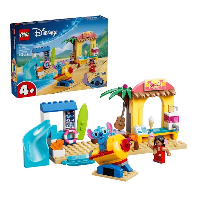 【磚星球】樂高 LEGO 43280 迪士尼系列 莉蘿和史迪奇樂遊海灘 Beach Fun with Lilo & Stitch