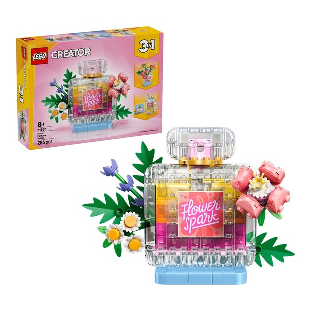 【磚星球】樂高 LEGO 31383 創意三合一系列 花卉裝飾香水瓶 Floral Decor Perfume Bottle